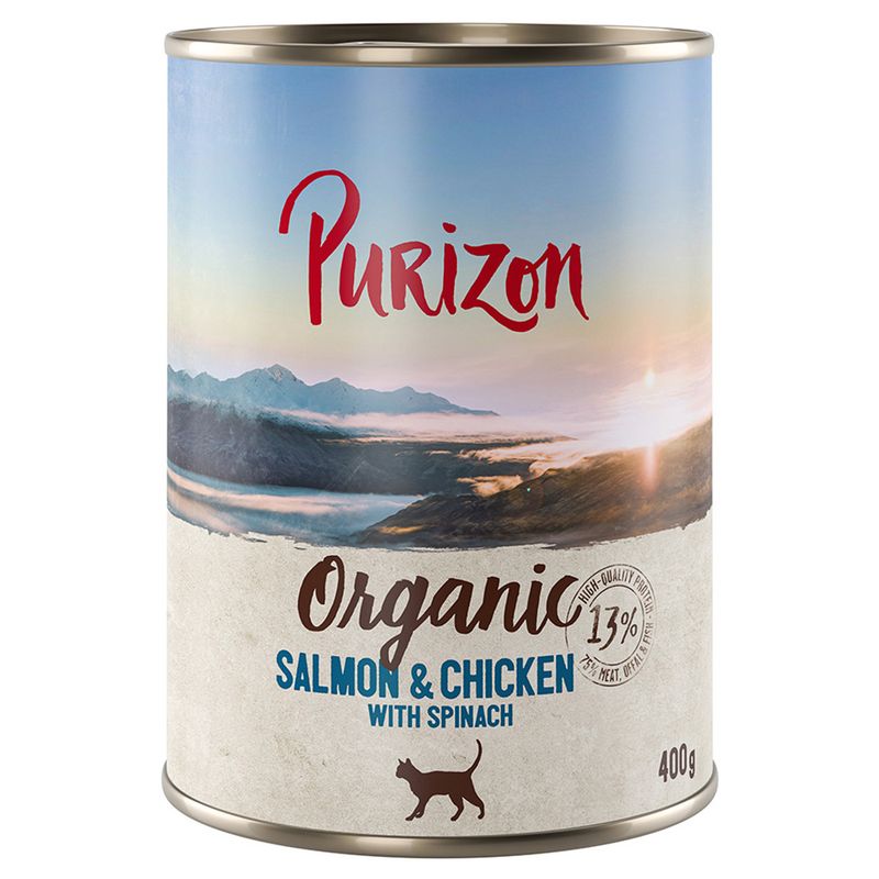 Purizon Organic Saver Pack 24 x 400g Duck & Chicken with Courgette