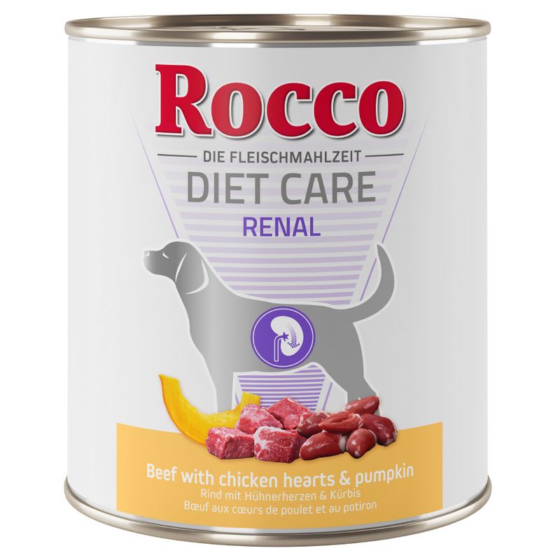 Rocco Diet Care Renal - Beef with Chicken Hearts & Pumpkin 6 x 400g