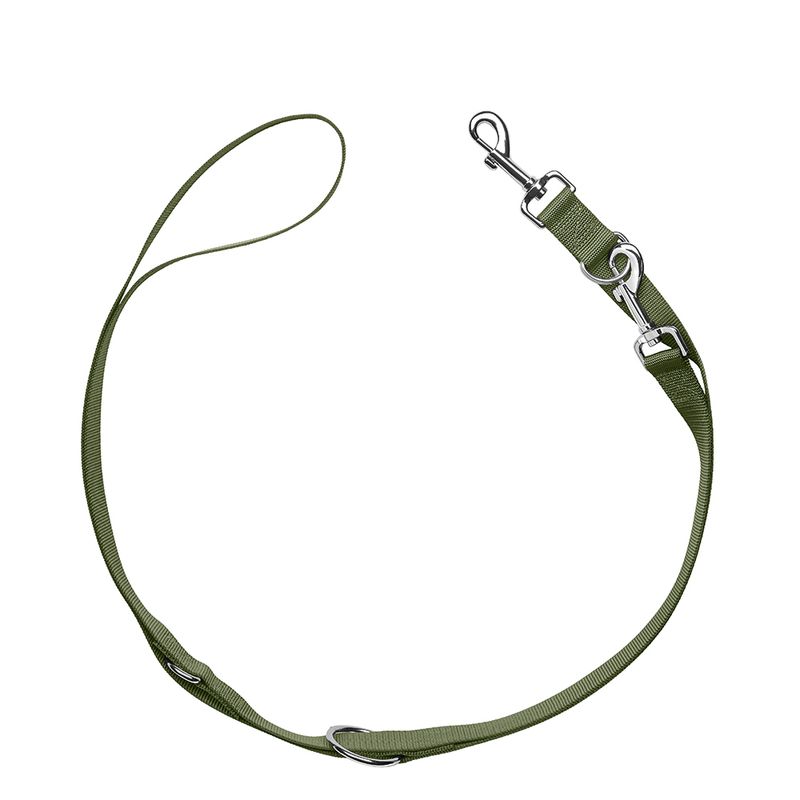 HUNTER Set: London Vario Rapid Harness + London Lead – Olive Green Harness Size XXS-XS + Lead 200cm/15mm