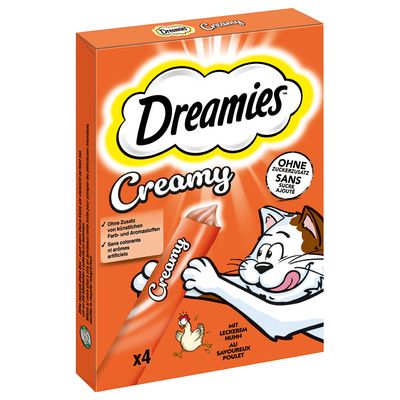 Dreamies Creamy Snacks Chicken (4 x 10g)
