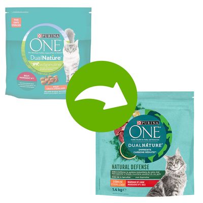 PURINA ONE Dual Nature Sterilised - Beef with Spirulina 1.4kg