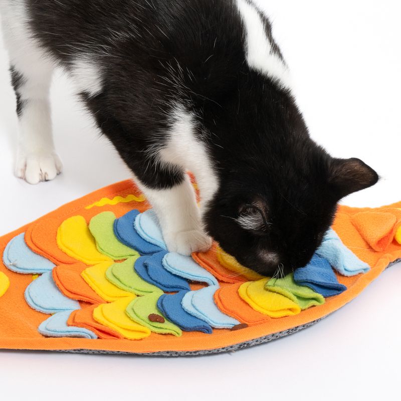 TIAKI Rainbow Fish Sniffing Mat approx. 48 x 25cm (L x W)