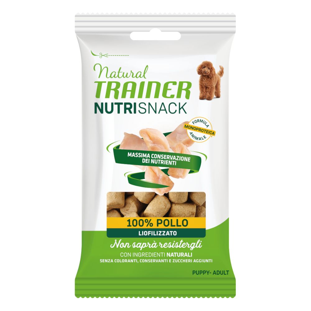 Natural Trainer Puppy & Adult Nutri Snack Freeze-Dried Bites 20 x 20g Chicken