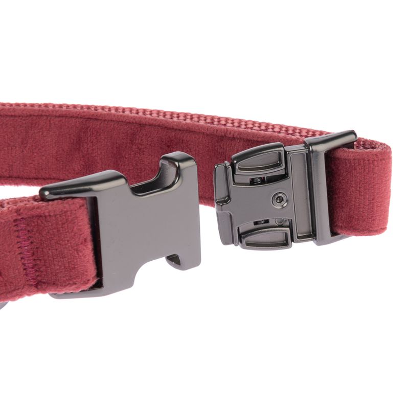 Nomad Tales Blush Collar, rosé Matching leash: 120 cm long, 15 mm wide