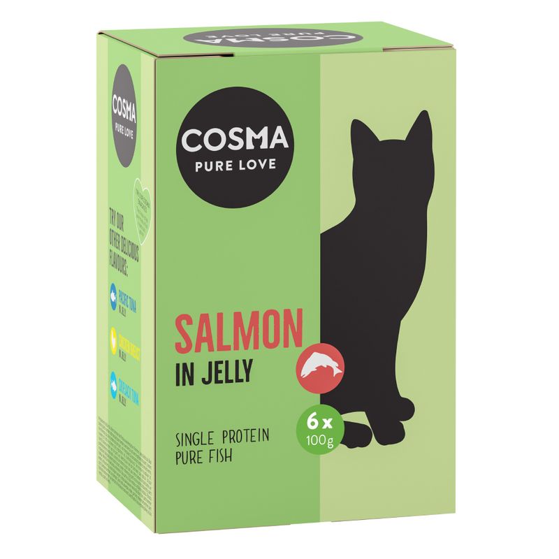 Cosma Original Pouches in Jelly Saver Pack 24 x 100g Mixed Pack (4 Varieties)