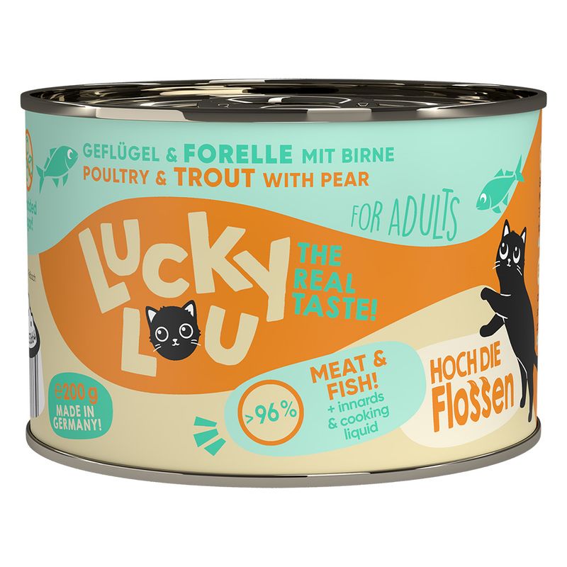 Lucky Lou Adult Saver Pack 24 x 200g Poultry & Duck