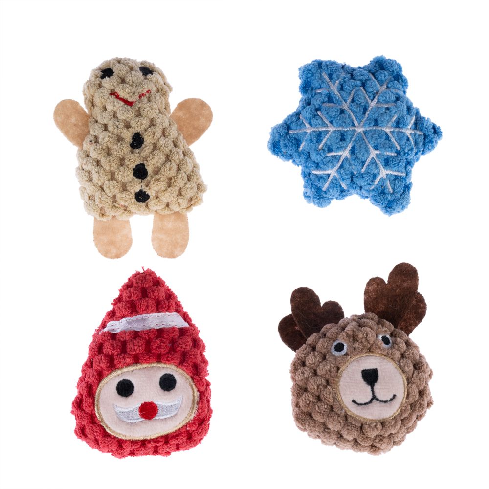 TIAKI Xmas Cat Toy Set Set of 4 Toys