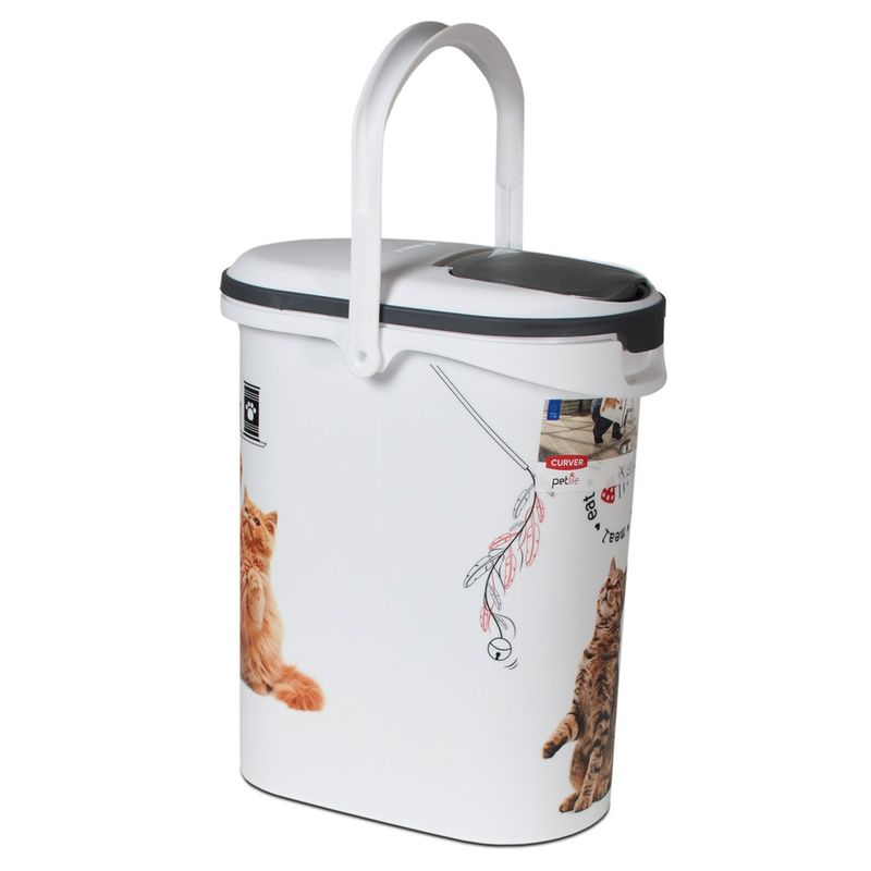 Curver Dry Cat Food Container Garden Design: up to 2.5 kg dry food (6 litres)