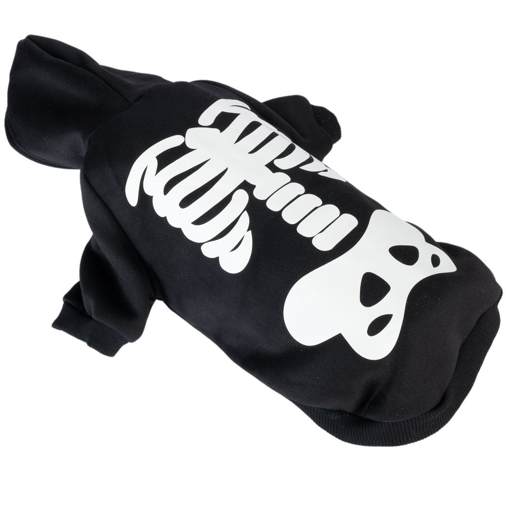 TIAKI Glow-in-the-Dark Skeleton Hoodie Size S: approx. 30cm Back Length