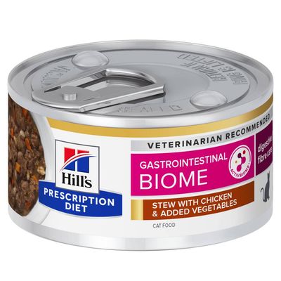 Hill’s Prescription Diet Feline Gastrointestinal Biome Stew - Chicken 12 x 82g Cans