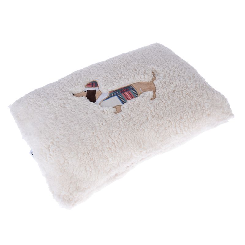 TIAKI Funny Winter Dog Cushion 50 x 30 cm (L x W)