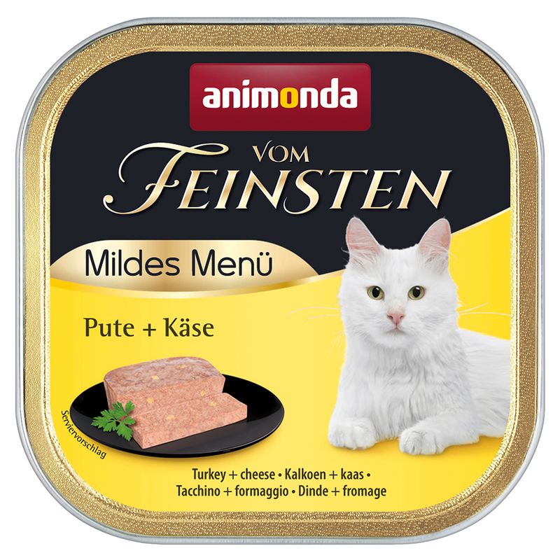 animonda vom Feinsten Mild Menu Adult Saver Pack 36 x 100g Turkey & Salmon
