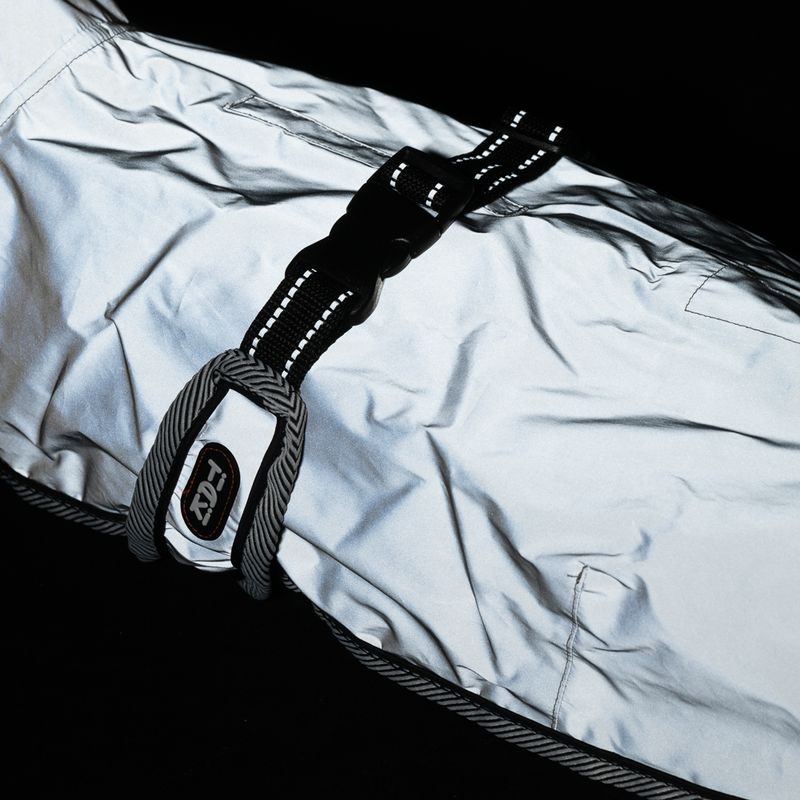 TIAKI Reflective Dog Coat - Silver approx. 30cm (Back Length)