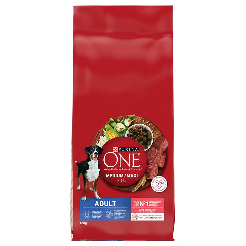 PURINA ONE Medium/Maxi Adult Beef & Rice 2.5kg
