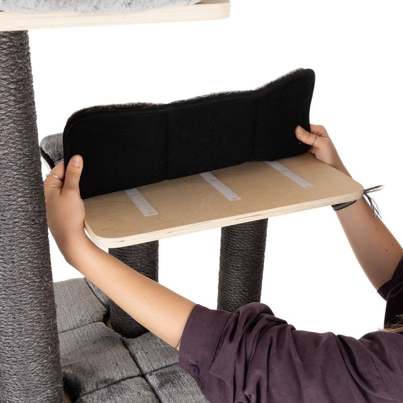 Modern Living Chelsea Scratching Tree Dark grey