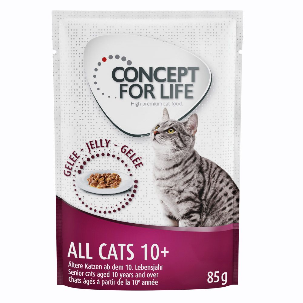 Concept for Life All Cats 10+ - in Jelly 12 x 85g