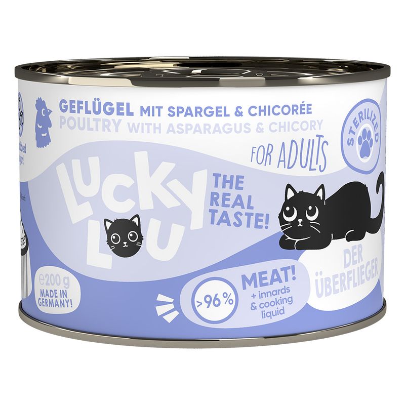 Lucky Lou Adult Saver Pack 24 x 200g Poultry & Duck