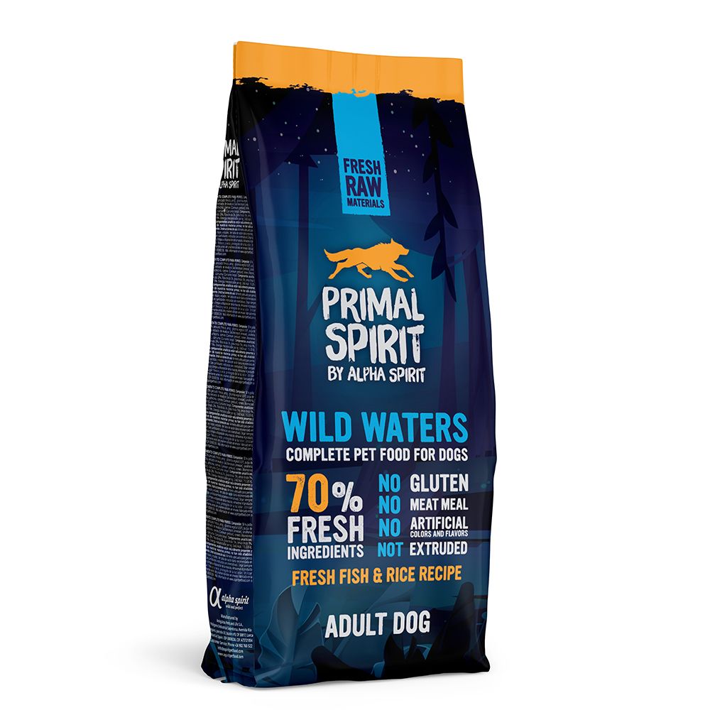 Primal Spirit 70% Wild Waters Dry Dog Food 12kg