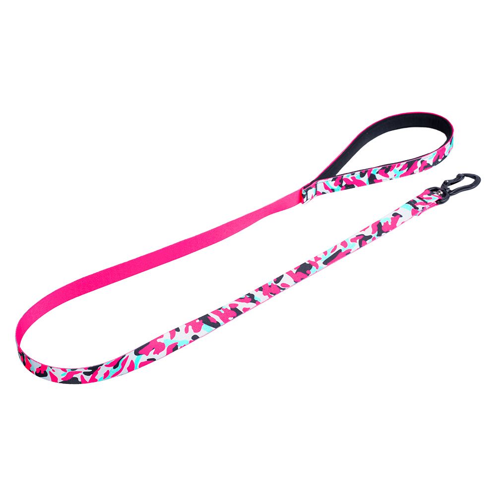 Julius-K9 MoreColor Lead – Pink & Grey 1.2m x 20mm (L x W)