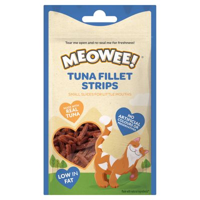 Meowee! Tuna Fillet Strips Saver Pack: 3 x 35g