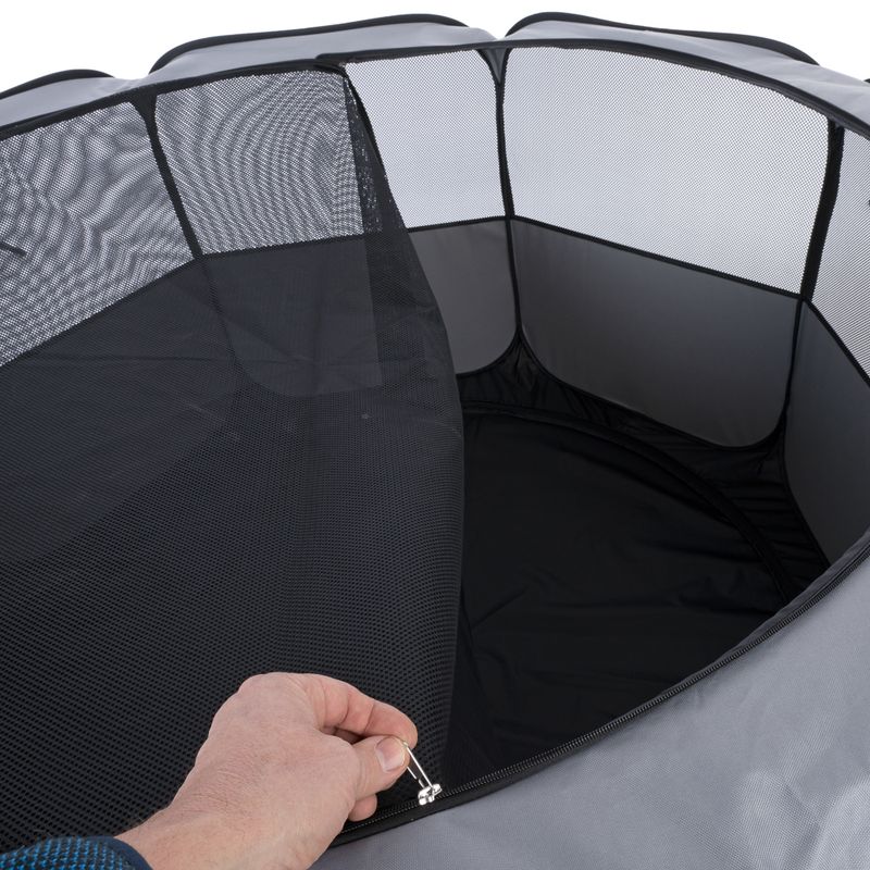 TIAKI Collapsible Run for Puppies & Small Pets S: 88 x 88 x 41.5 cm (L x W x H)