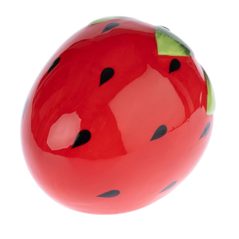 TIAKI Strawberry Ceramic House for Hamsters & Mice 15 x 12 x 12 cm (L x W x H)