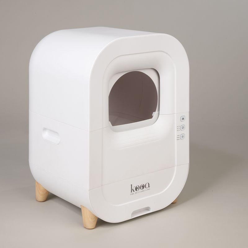 kooa Automatic Litter Box White
