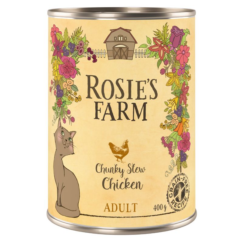 Rosie's Farm Adult Saver Pack Cans 24 x 400g Adult Mixed Pack (3 varieties)