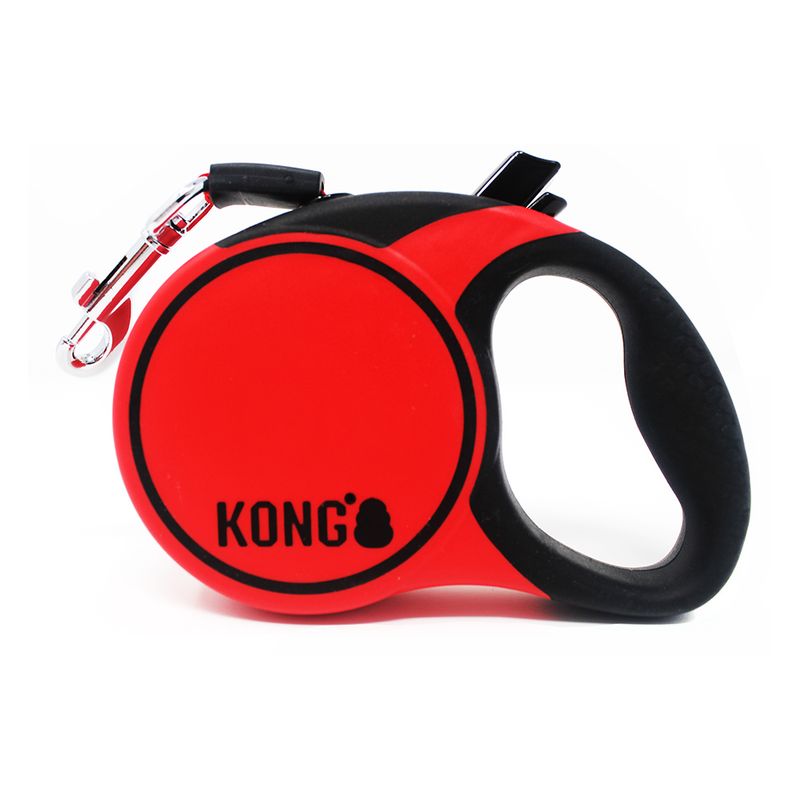 KONG Terrain Dog Lead - Red S: up to 20kg, Length approx. 5m