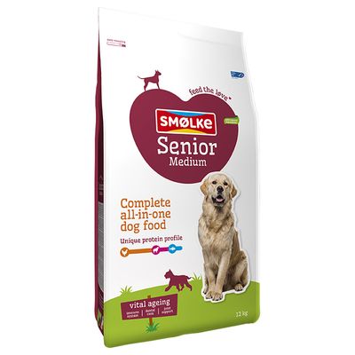Smølke Dog Senior Medium Economy package: 2 x 12 kg