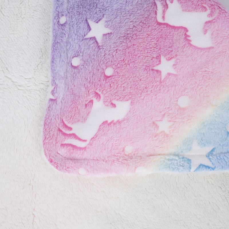 TIAKI Glowing Unicorns Cosy Blanket 100 x 70 cm (L x W)