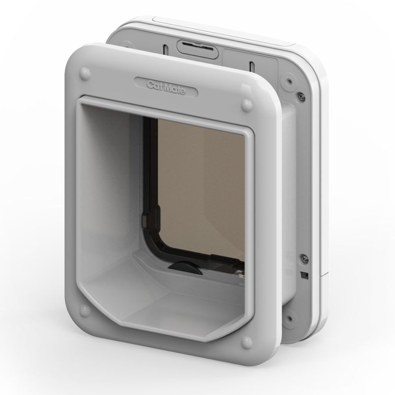 Cat Mate Microchip 360W Cat Flap Brown