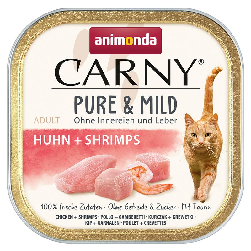 animonda Carny Adult Pure & Mild 32 x 100g Chicken & Catnip