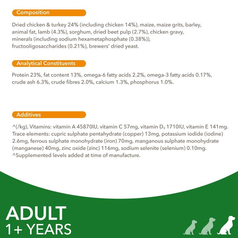 IAMS Advanced Nutrition Adult Large Dog - Lamb 12kg