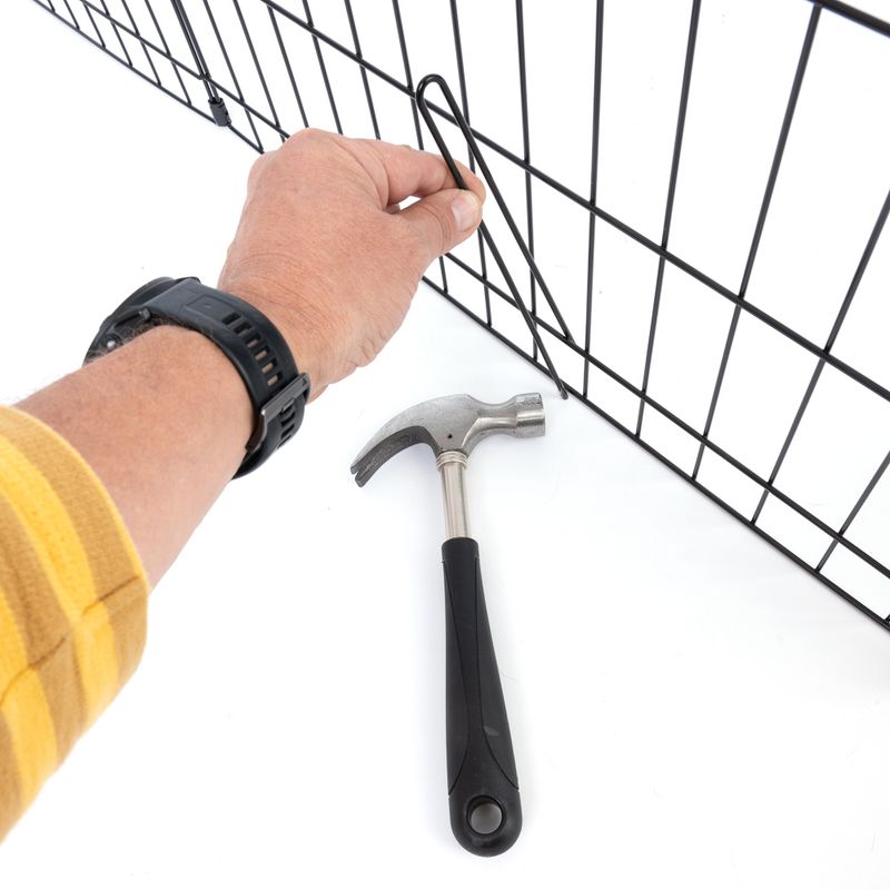 TIAKI Metal Puppy Pen Size M: 8 Panels each 61 x 76cm (W x H)