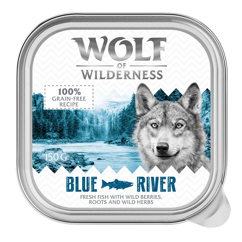 Wolf of Wilderness Adult 6 x 150g Mixed Pack (3 Varieties)