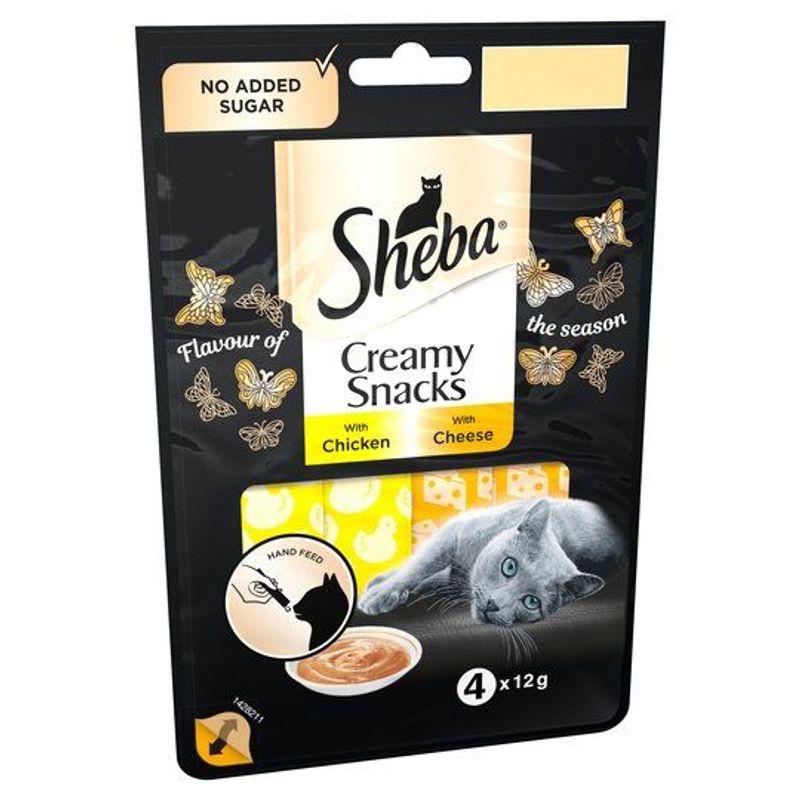 Sheba Creamy Snacks Saver Pack Chicken (20 x 12g)