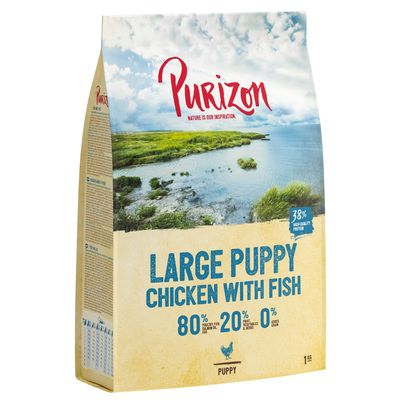 Purizon Puppy Large Breed Dog – Grain-Free Chicken & Fish 12kg