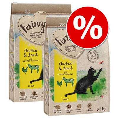 Feringa Dry Cat Food Economy Packs Classic Duck (2 x 6.5kg)