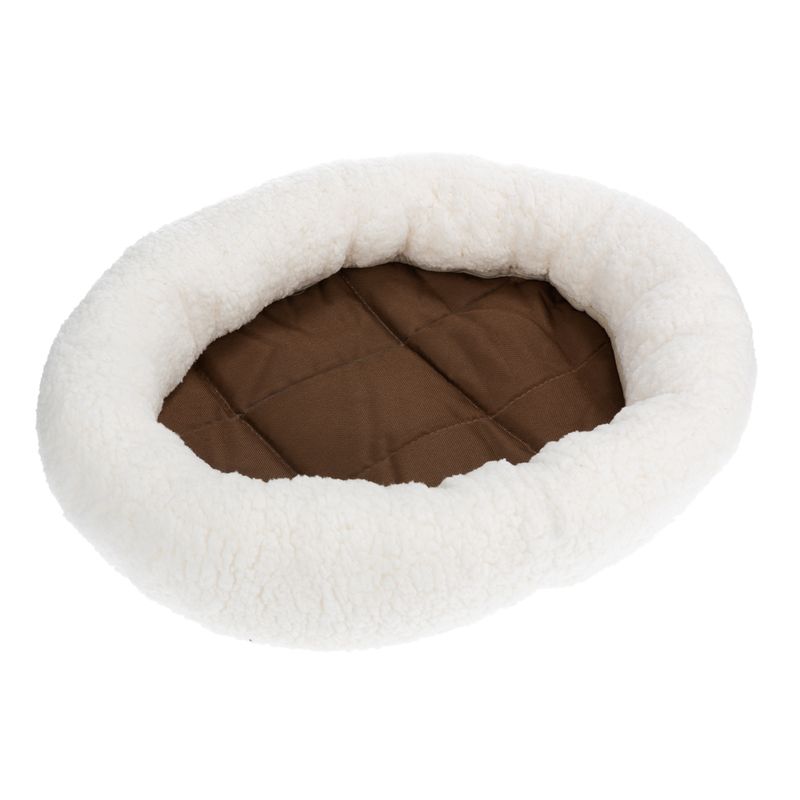 Fluffy 2-in-1 Cuddle Bed Wool White