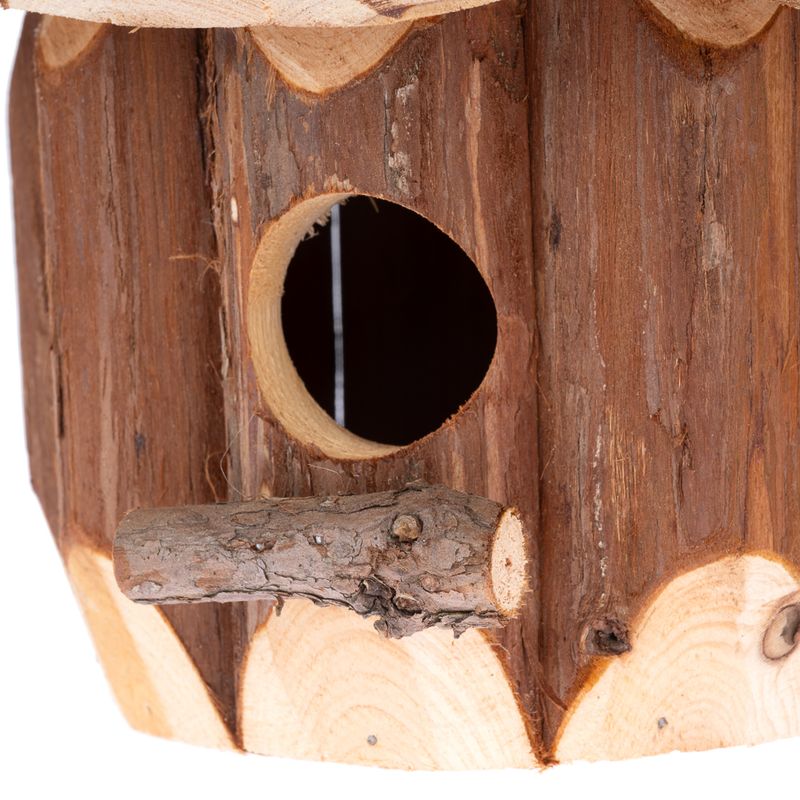TIAKI Log Cabin Nesting Box approx. 20 x 20cm (diameter x H)