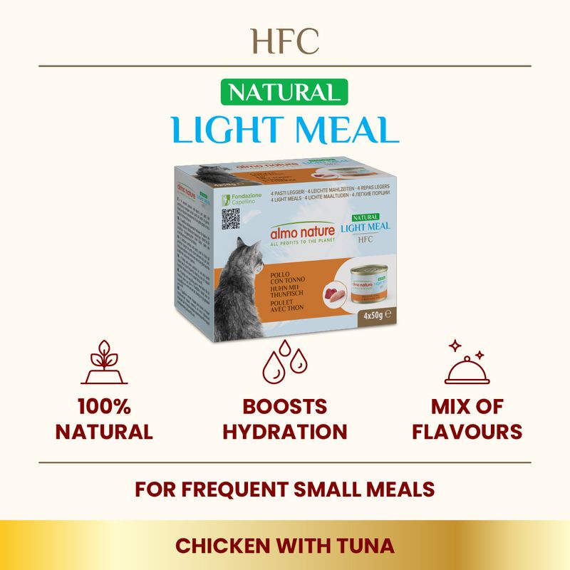 Almo Nature HFC Natural Light Saver Pack 24 x 50g Atlantic Tuna
