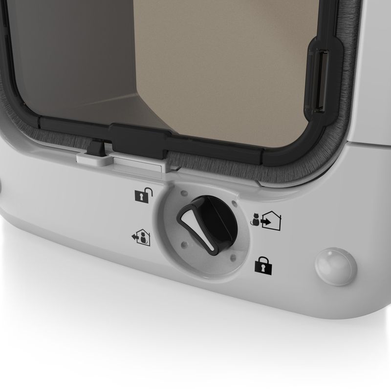 Cat Mate Microchip 360W Cat Flap Brown