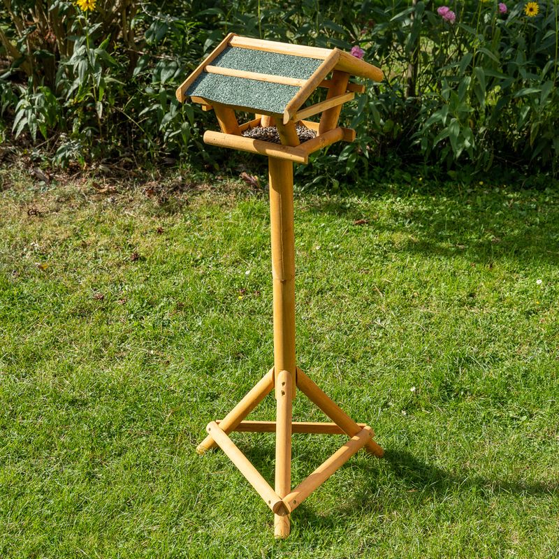 TIAKI bird feeder with stand L 38 x B 28 x H 100 cm