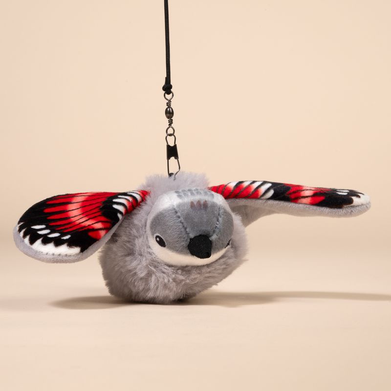 TIAKI Electronic Cat Fishing Rod Wall Runner with Feathers 1 Toy