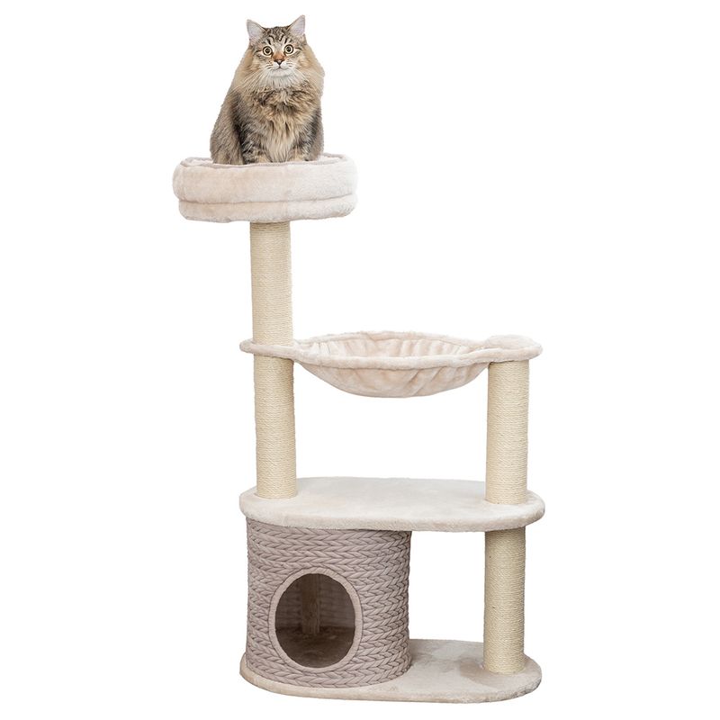 Trixie Scratching Post Alessia Light Grey / Sand