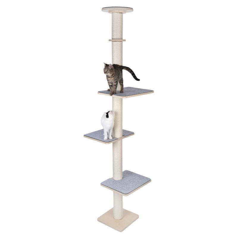 Modern Living Isernia Ceiling Cat Tree Light grey