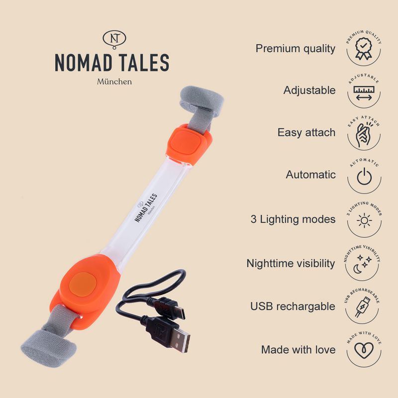 Nomad Tales Spirit USB Jelly Light Strip 18.5 x 3.5 x 1.7cm (L x W x H)