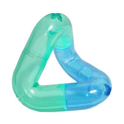 Bobby Dog Toy Pyramid Blue: 14.1 x 14.1 x 9.2cm (L x W x H)