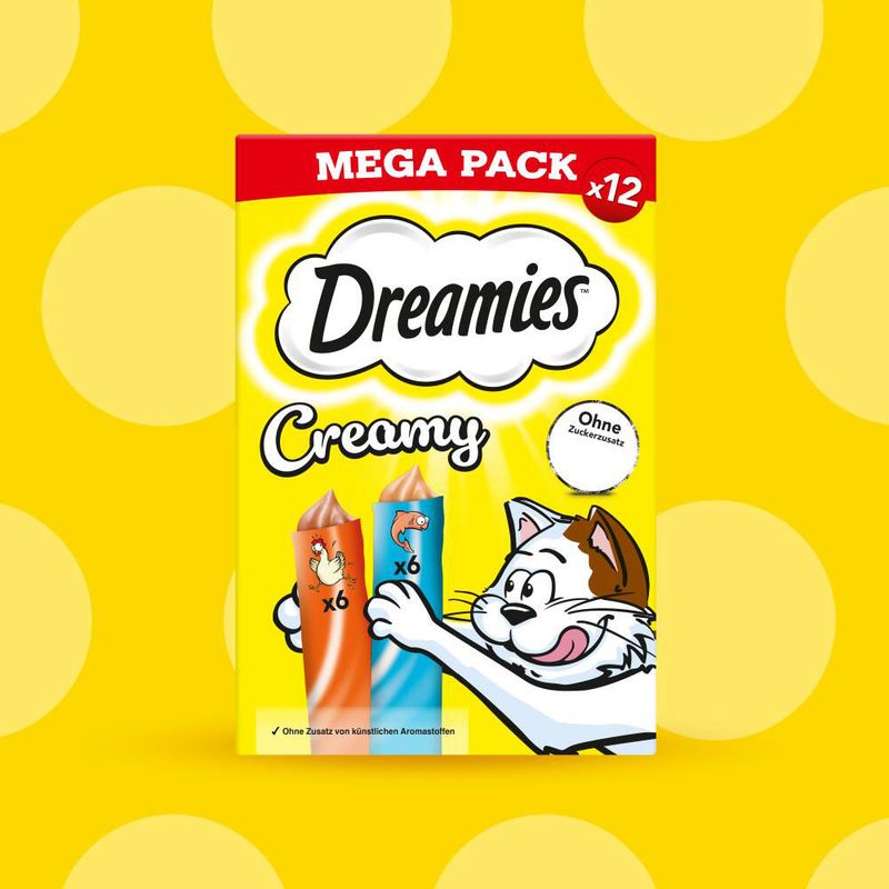 Dreamies Creamy Snacks Chicken (4 x 10g)
